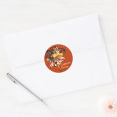 SPAGHETTI PARTY DANCE, ITALIAN KITCHEN TOMATO SALS RONDE STICKER (Envelop)