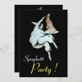 SPAGHETTI PARTY, ITALIAN KITCHEN red diner, brunch Kaart (Voorkant / Achterkant)