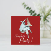 SPAGHETTI PARTY, ITALIEN KITCHEN Diner Invitation (Debout devant)