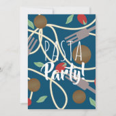 Spaghetti Pasta Italiaans keukengerei Kaart (Voorkant)