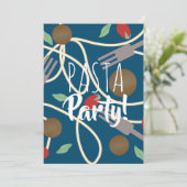 Spaghetti Pasta Italiaans keukengerei Kaart (Staand voorkant)