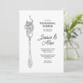 Spaghetti Proefavond Diners  Kaart (Staand voorkant)