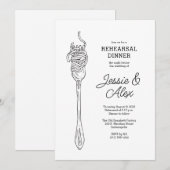 Spaghetti Proefavondin diner  Kaart (Voorkant / Achterkant)