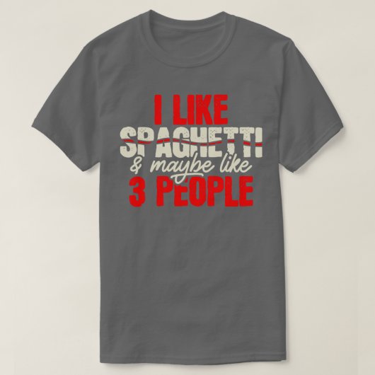 Spaghetti T-shirt (Design voorkant)