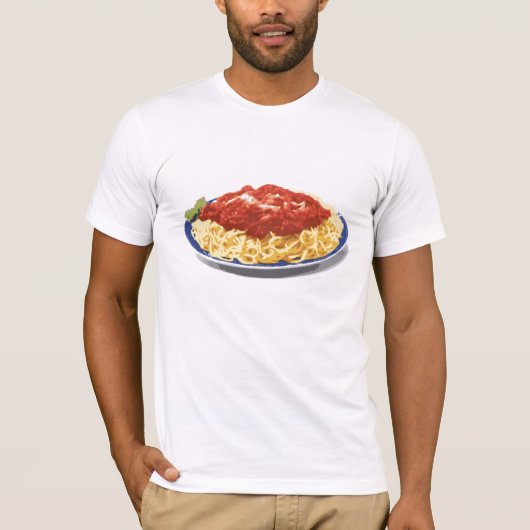 spaghetti t-shirt (Voorkant)