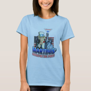 Spaghetti Tank Top T-shirt - Martinis Moeten Worde