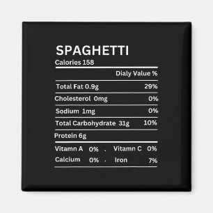 Spaghetti Voedingsfeiten Grappige Thanksgiving Nut Magneet
