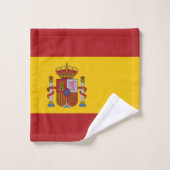 Spain Flag Bad Handdoek (Wasdoekje)