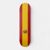 Spain Flag Skateboard (Voorkant)