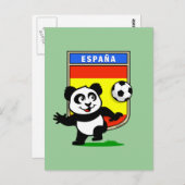 Spain Panda Briefkaart (Voorkant / Achterkant)