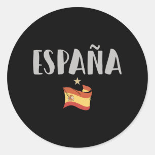 Spain Soccer FC Ronde Sticker