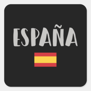 Spain Soccer FC Vierkante Sticker