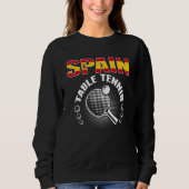 Spain Table Tennis     Support Spanish Ping Pong T Trui (Voorkant)