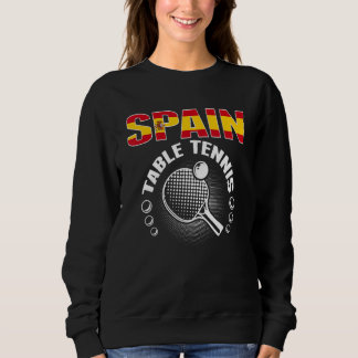 Spain Table Tennis     Support Spanish Ping Pong T Trui