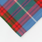 Spalding Clan Badge Tartan Pset Fleece Deken (Hoek)