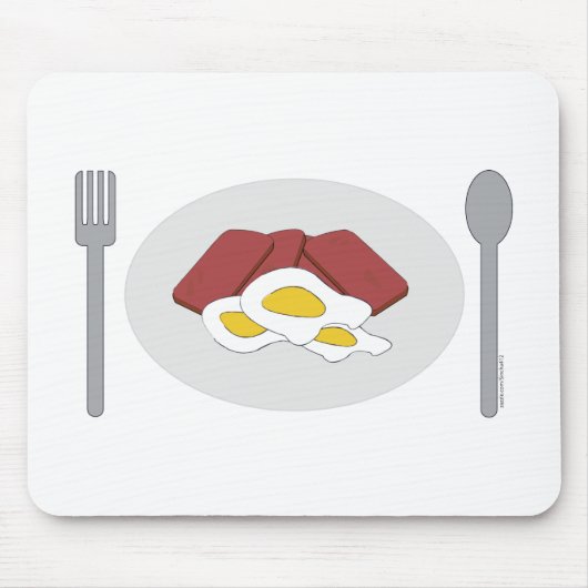 Spam en Eggs Mousepad Muismat (Voorkant)