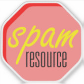 Spam Resource Die Cut-Sticker Sticker (Voorkant)