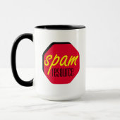 Spam Resource koffie mok (Links)