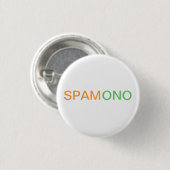 SPAMONO-toets Ronde Button 3,2 Cm (Voorkant /achterkant)