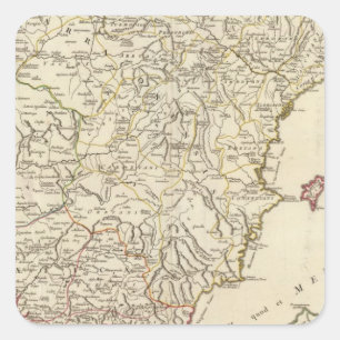 Spance en Portugal 2 Vierkante Sticker