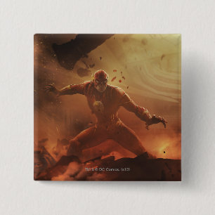 Spandoek: Flash, Grundy Vierkante Button 5,1 Cm