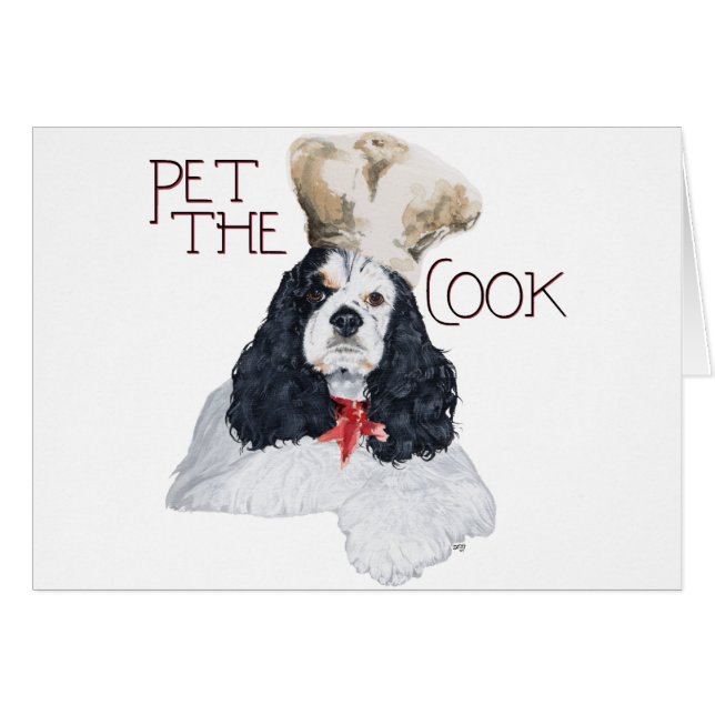 Spaniel Cocker Américain Chef (Devant horizontal)