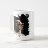 Spaniel dog love mug  (Devant gauche)
