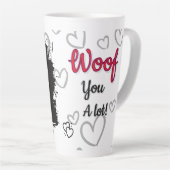 Spaniel dog love mug  (Angle droit)