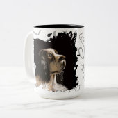 Spaniel dog love mug  (Devant gauche)