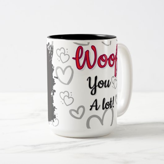 Spaniel dog love mug  (Devant droit)