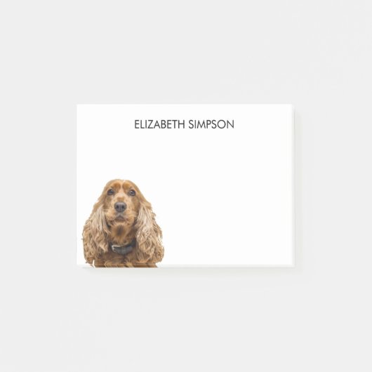 Spaniel Dog Post-it® Notes (Voorkant)