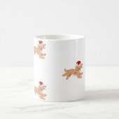 Spaniel hond Kerst mok (Center)
