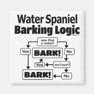 Spaniel in water magneet