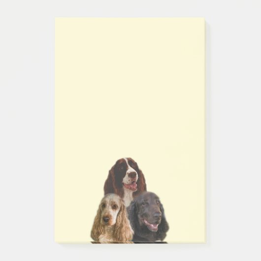 Spaniel Love - Post-It Notes (Voorkant)