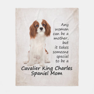 Spaniel Ma Fleece Blanket