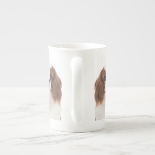 Spaniel Mam Bone China Mok (Achterkant)