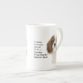 Spaniel Mam Bone China Mok (Voorkant rechts)