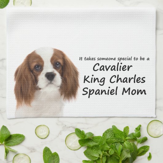 Spaniel Mam Kitchen Towel Theedoek (Gevouwen)