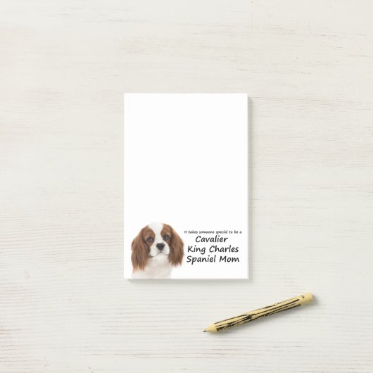 Spaniel mam Post-It Notes (Op bureau)