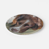 SPANIEL PAPIEREN BORDJE (Gekanteld)