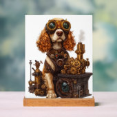 Spaniel Steampunk - Inventeur de chien victorien (Neutre)