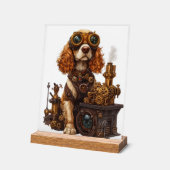 Spaniel Steampunk - Inventeur de chien victorien (Angle)