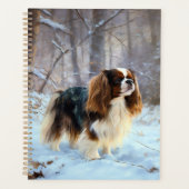 Spaniel Toy Anglais Noël Qu'il neige (Devant)