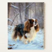 Spaniel Toy Anglais Noël Qu'il neige (Dos)