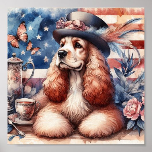 Spaniel Veteraan Dag 4e Poster (Voorkant)