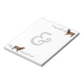 Spaniel voor reddingsveld notitieblok (Gedraaid)