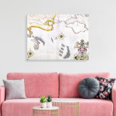 SPANISH ARMADA, 1588 2 CANVAS AFDRUK (Insitu (Woonkamer))