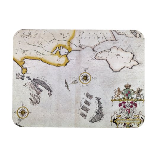 SPANISH ARMADA, 1588 2 MAGNEET (Horizontaal)