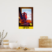 Spanish Art Spain Travel Poster Print  (Cuisine)