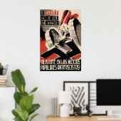 Spanish Civil War Poster Democratic Spain needs (Bureau à domicile)